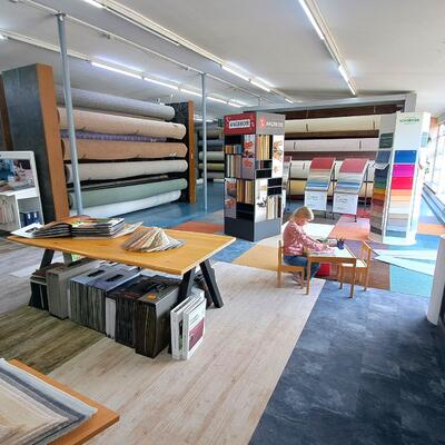 Teppichboden Ausstellung Auslegeware