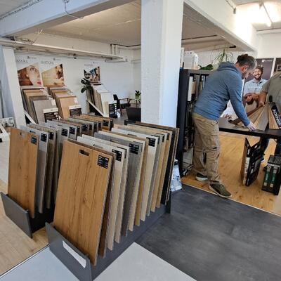 Vinyldesignbelag Ausstellung